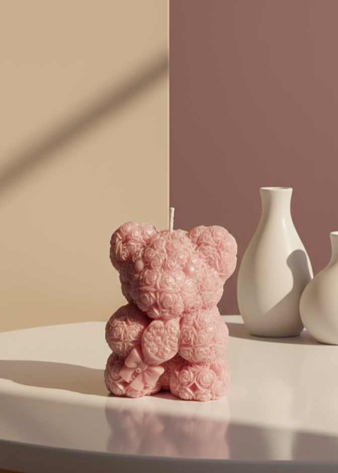 Teddy Candle